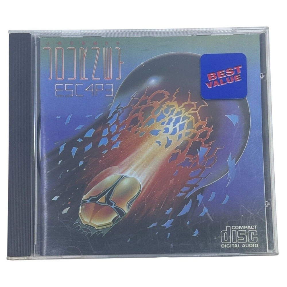 Journey "Escape" Classic‎ Rock CD With Hits Like "Dont Stop Believin"